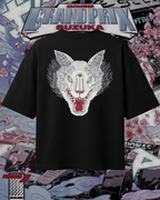 Camiseta Oversized Mercedes - Lobo Japonês
