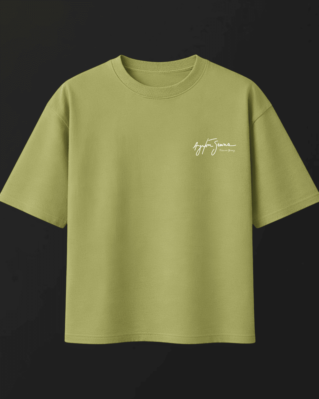 Camiseta Oversized Ayrton Senna - Vencer é mais que uma escolha