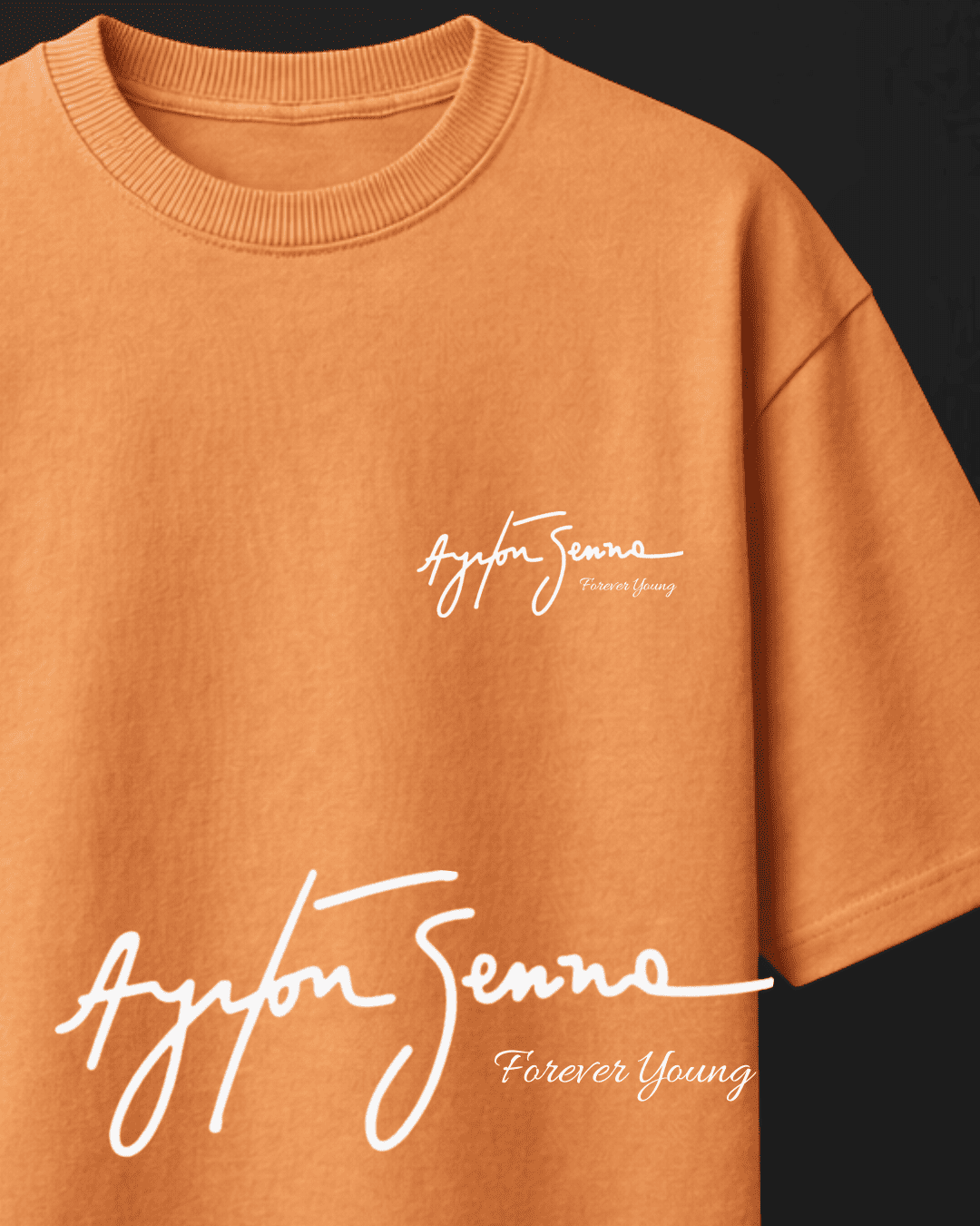 Camiseta Oversized Ayrton Senna - Vencer é mais que uma escolha