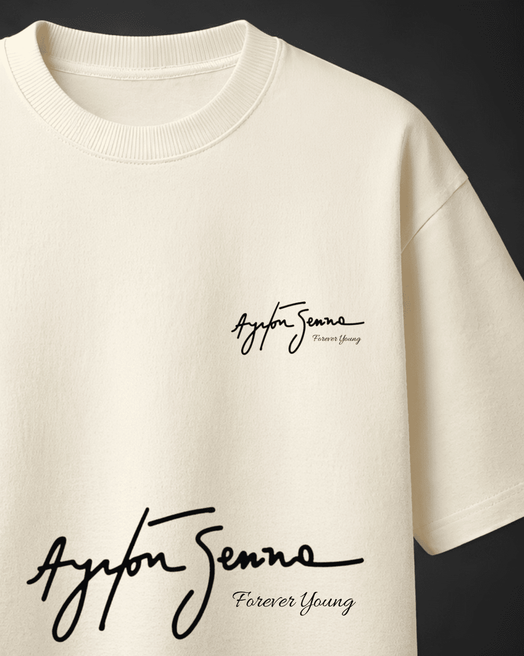 Camiseta Oversized Ayrton Senna - Vencer é mais que uma escolha