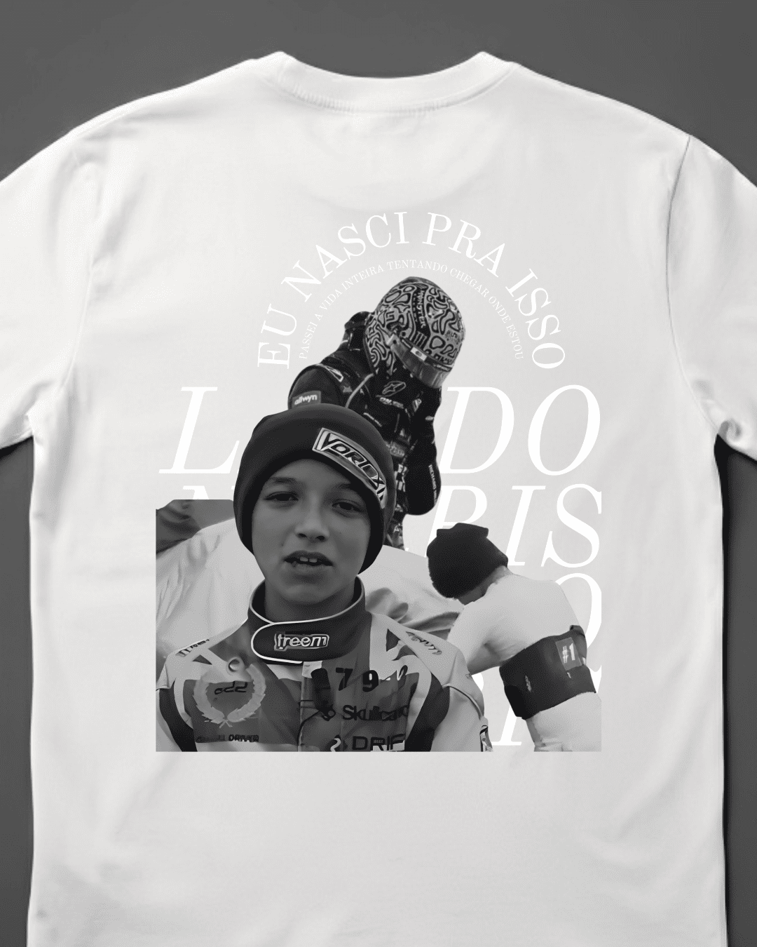 Camiseta Unissex Lando Norris - Eu nasci pra isso