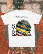 Camiseta Unissex Ayrton Senna - O medo me fascina