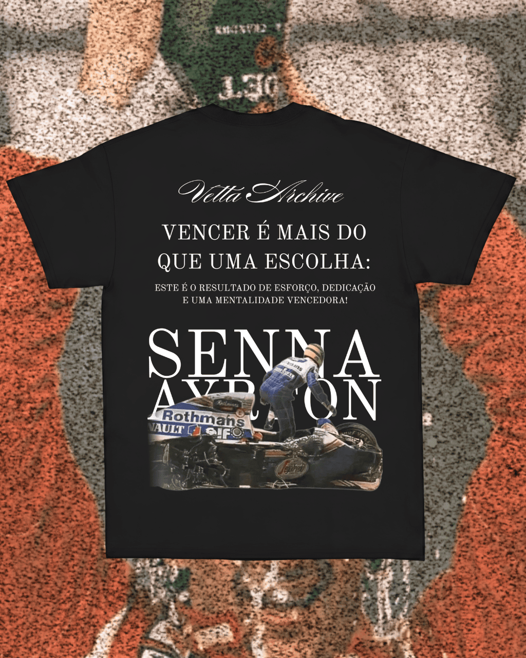 Camiseta Unissex Ayrton Senna - Vencer é mais que uma escolha