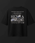 Camiseta Oversized Ayrton Senna - Vencer é mais que uma escolha