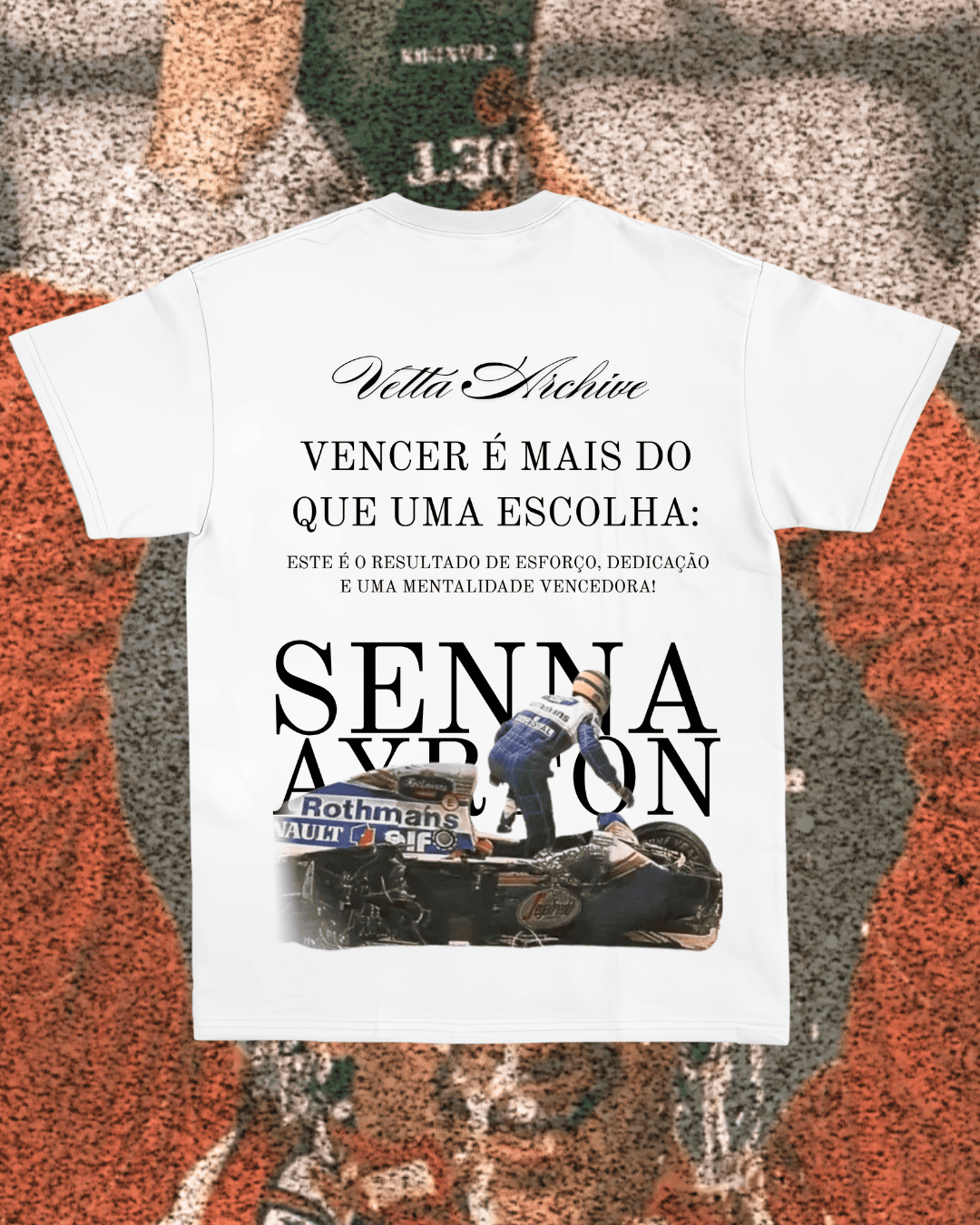 Camiseta Unissex Ayrton Senna - Vencer é mais que uma escolha