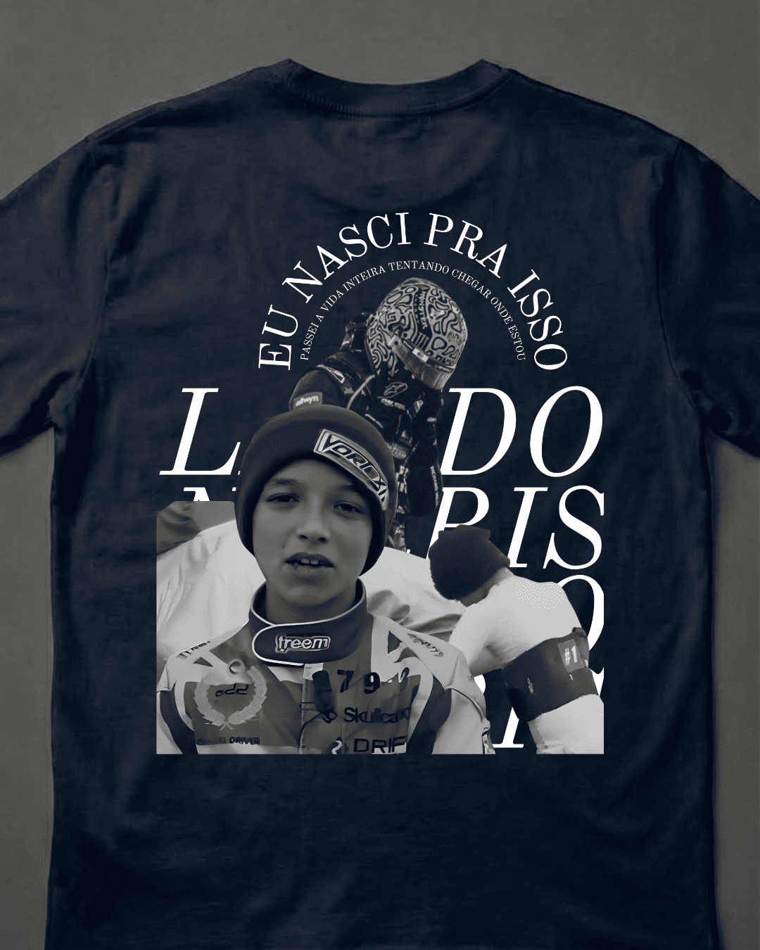 Camiseta Unissex Lando Norris - Eu nasci pra isso