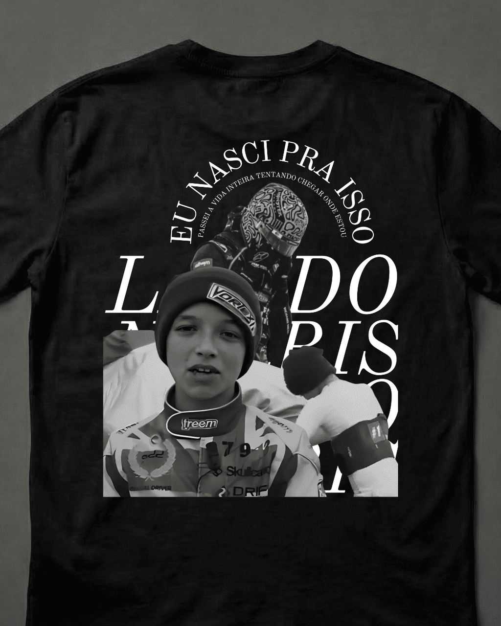 Camiseta Unissex Lando Norris - Eu nasci pra isso