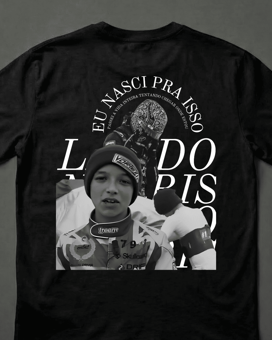 Camiseta Unissex Lando Norris - Eu nasci pra isso