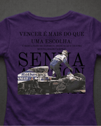 Blusa Baby Look Ayrton Senna - Vencer é mais que uma escolha