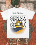Camiseta Unissex Ayrton Senna - Heróis nunca se despedem
