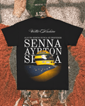 Camiseta Unissex Ayrton Senna - Heróis nunca se despedem