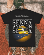 Camiseta Unissex Ayrton Senna - Heróis nunca se despedem