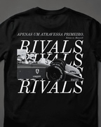 Camiseta Unissex Mansell vs Piquet - Apenas um atravessa primeiro EB