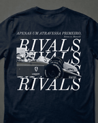 Camiseta Unissex Mansell vs Piquet - Apenas um atravessa primeiro EB