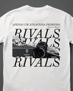 Camiseta Unissex Mansell vs Piquet - Apenas um atravessa primeiro EB
