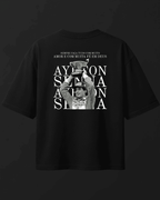 Camiseta Oversized Ayrton Senna - Muita amor e muita fé em Deus