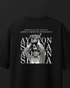 Camiseta Oversized Ayrton Senna - Muita amor e muita fé em Deus