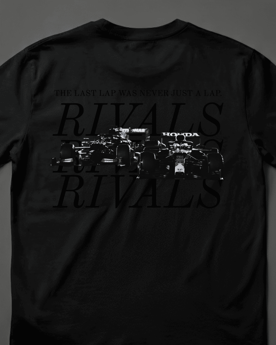 Camiseta Unissex Verstappen vs Hamilton - Última volta