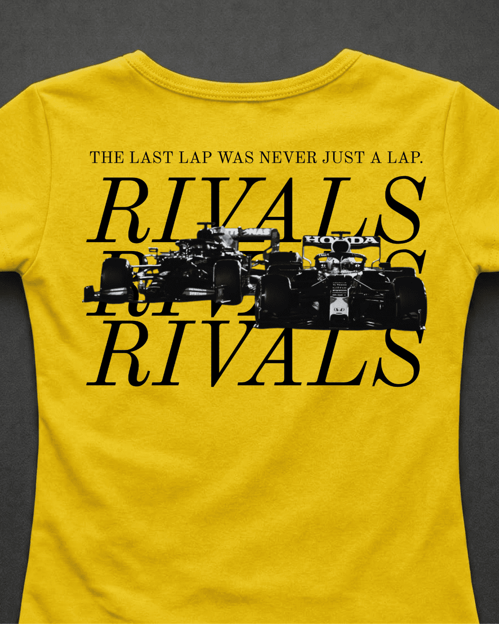 Blusa Baby Look Verstappen vs Hamilton - Última Volta