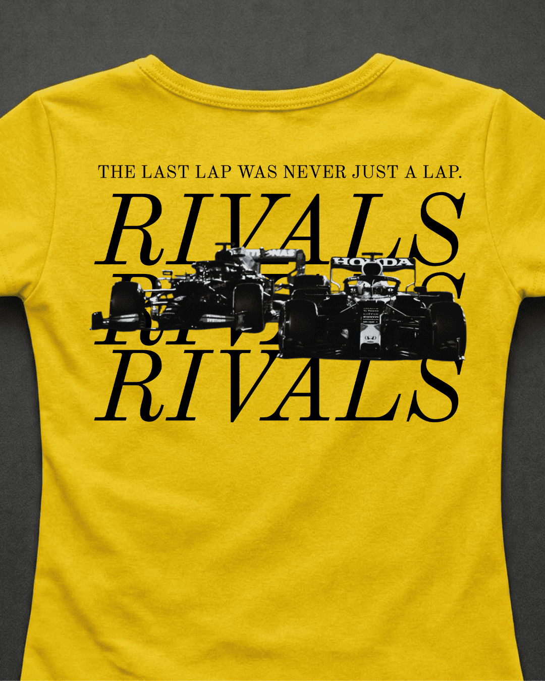 Blusa Baby Look Verstappen vs Hamilton - Última Volta