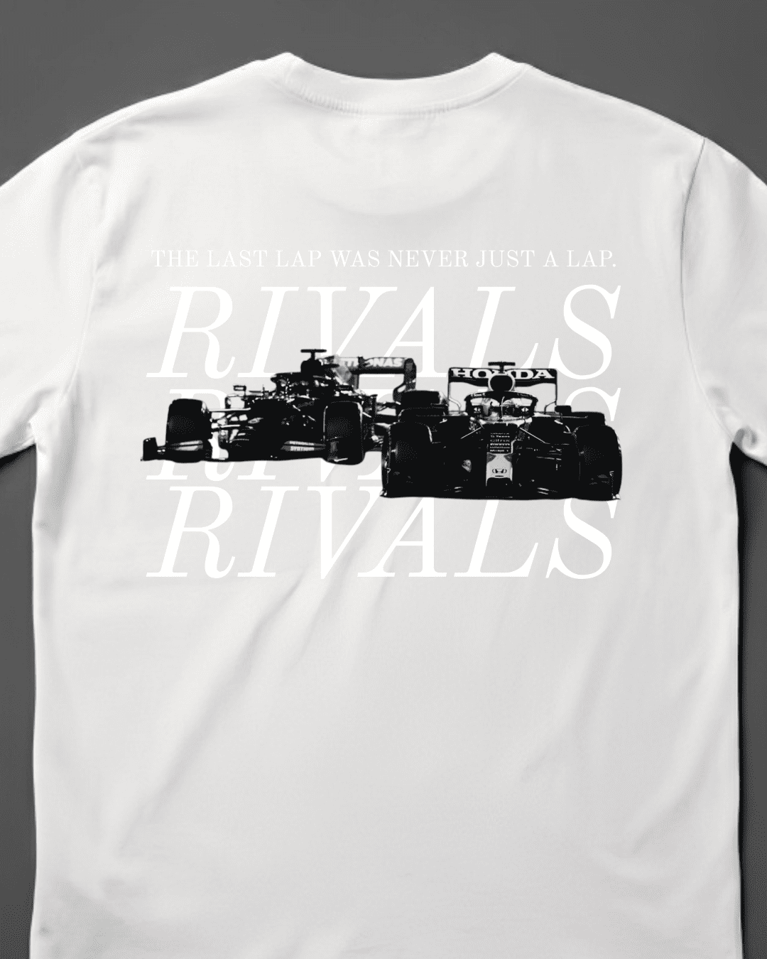 Camiseta Unissex Verstappen vs Hamilton - Última volta