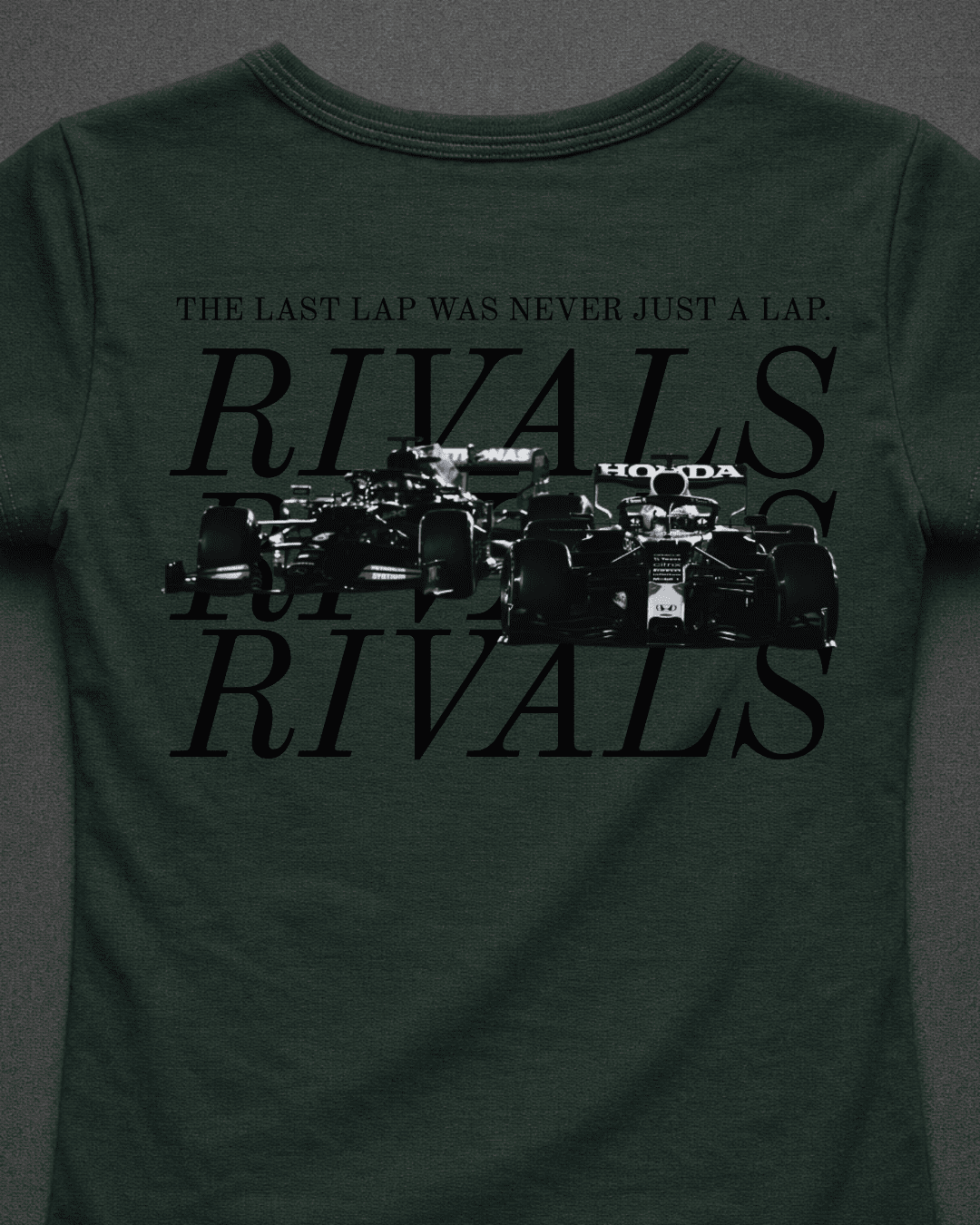 Blusa Baby Look Verstappen vs Hamilton - Última Volta