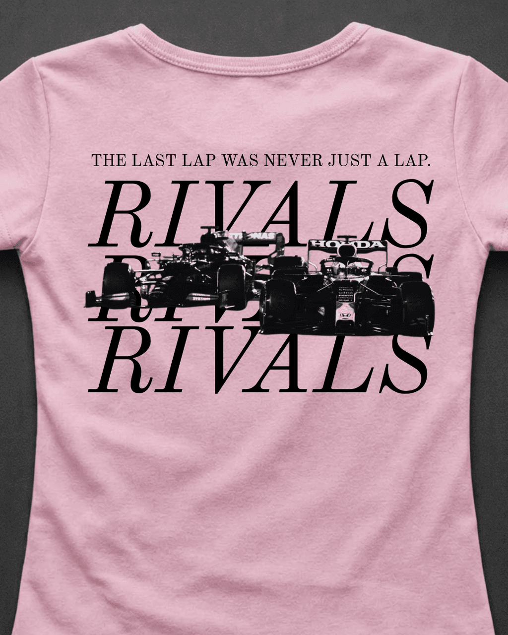 Blusa Baby Look Verstappen vs Hamilton - Última Volta