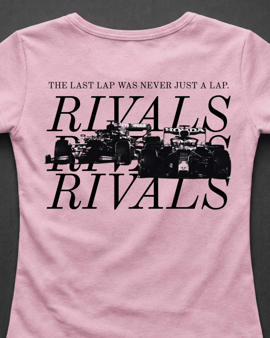 Blusa Baby Look Verstappen vs Hamilton - Última Volta