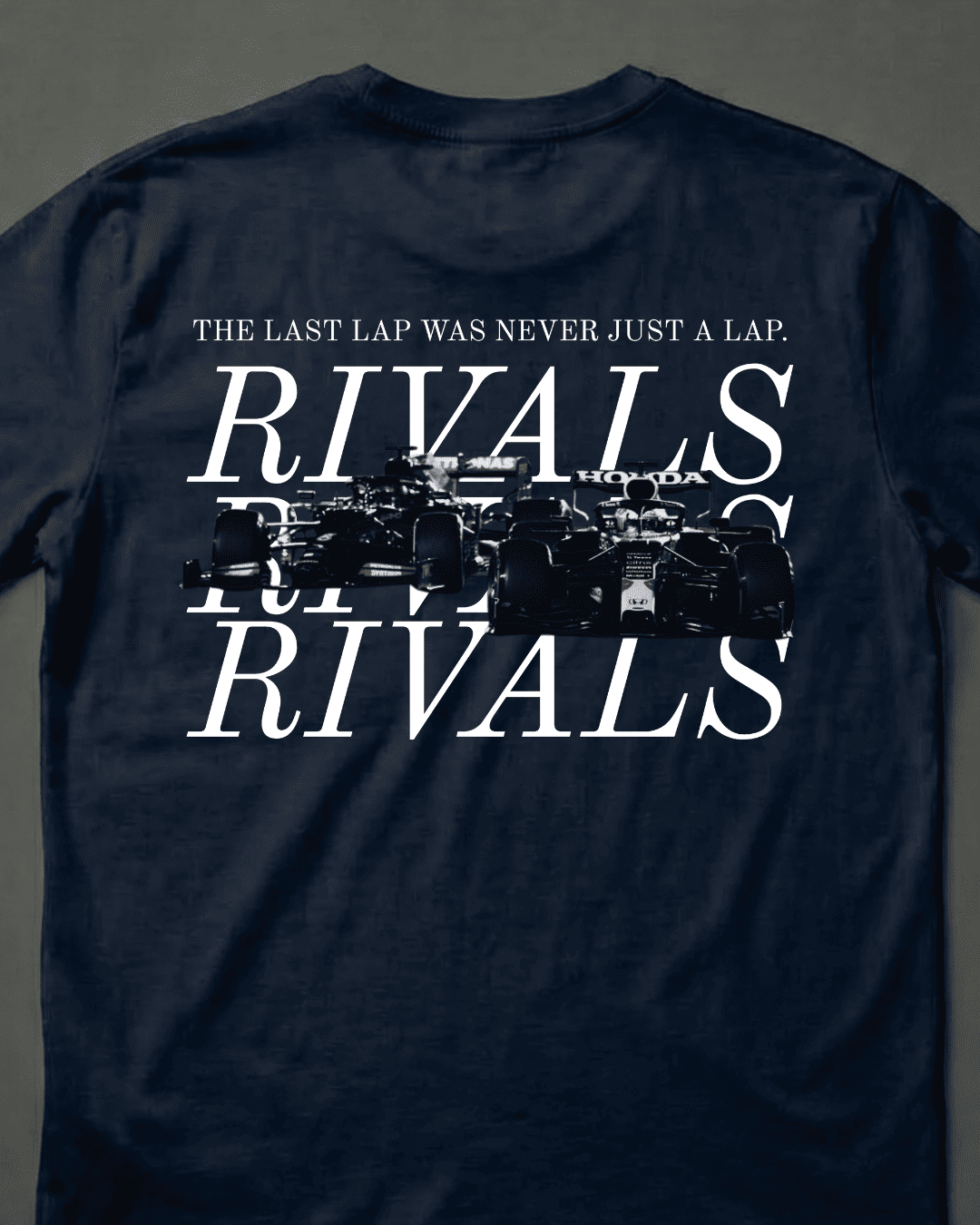 Camiseta Unissex Verstappen vs Hamilton - Última volta