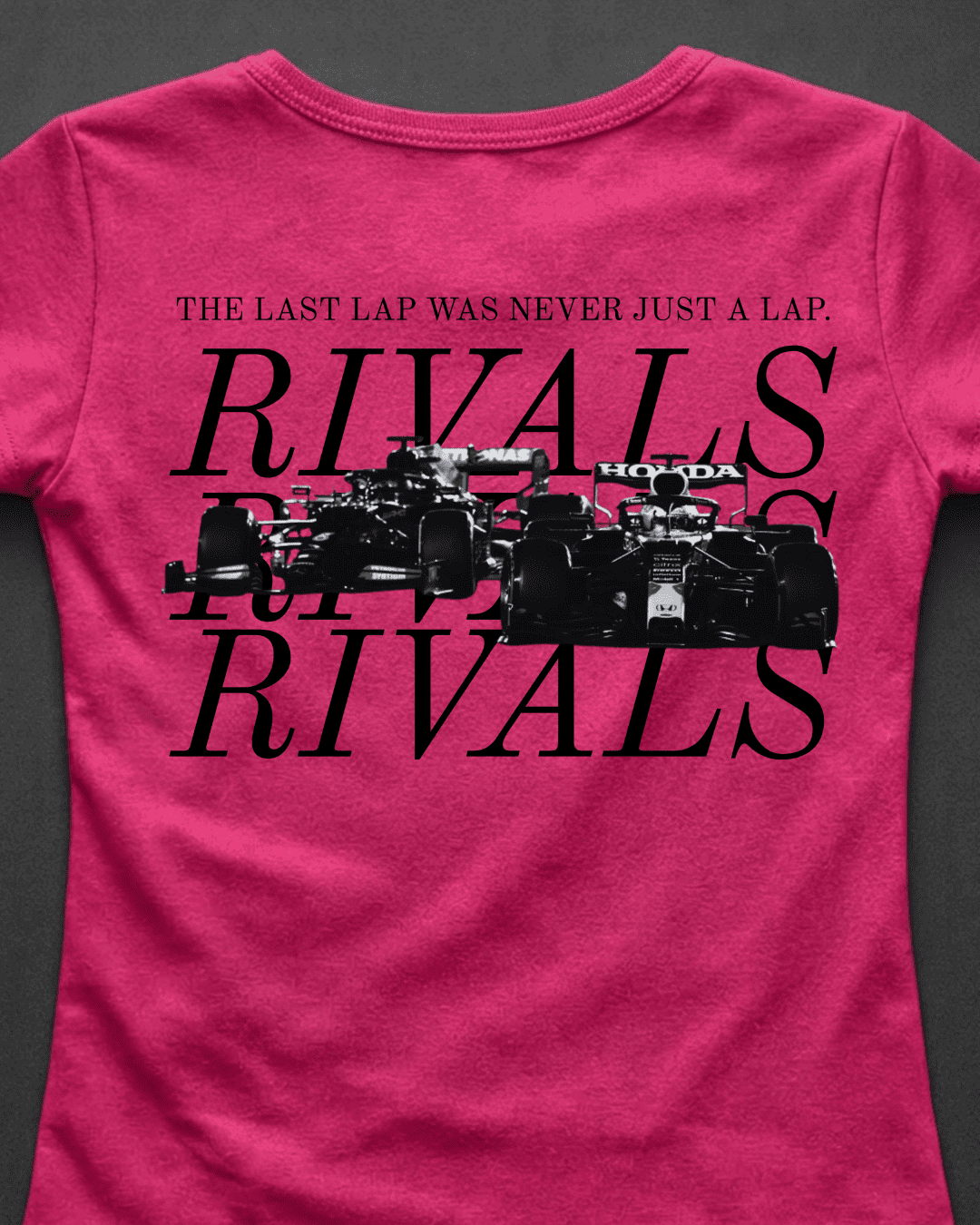 Blusa Baby Look Verstappen vs Hamilton - Última Volta