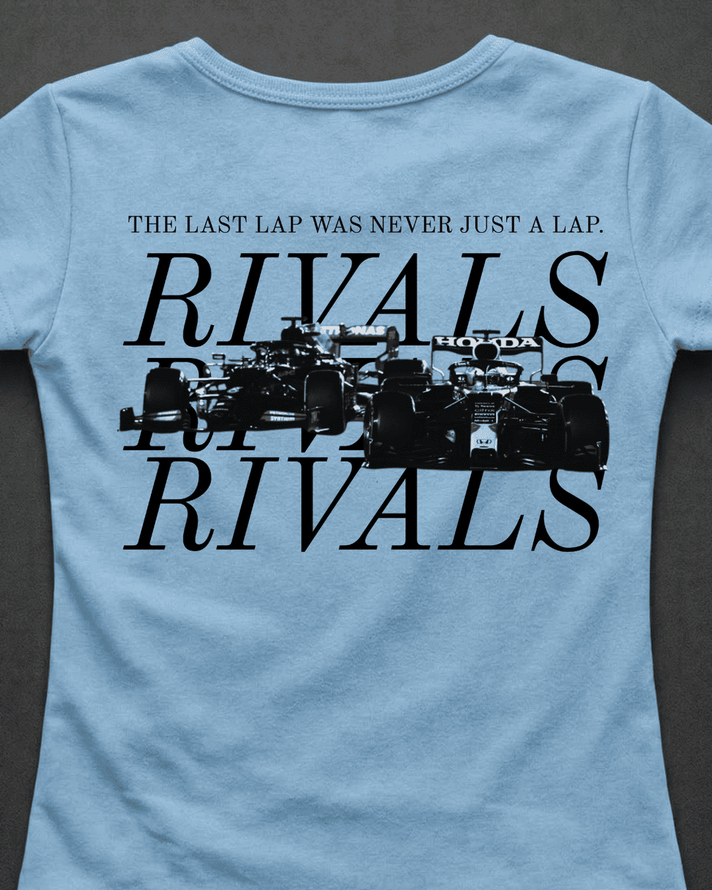 Blusa Baby Look Verstappen vs Hamilton - Última Volta