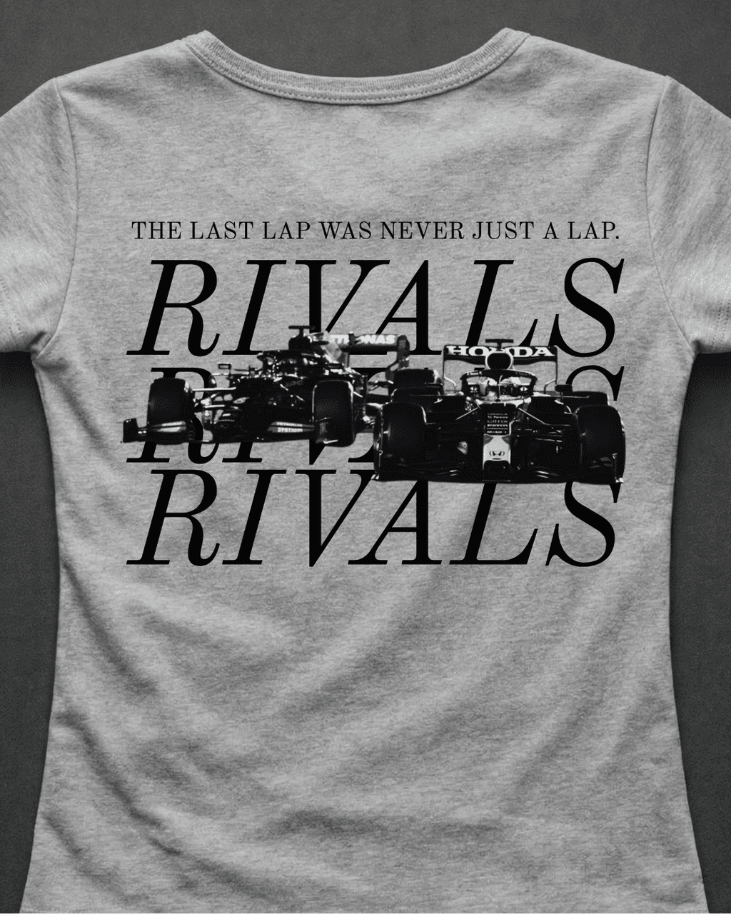 Blusa Baby Look Verstappen vs Hamilton - Última Volta