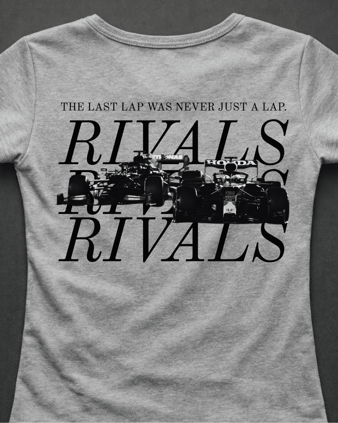 Blusa Baby Look Verstappen vs Hamilton - Última Volta