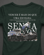 Blusa Baby Look Ayrton Senna - Vencer é mais que uma escolha