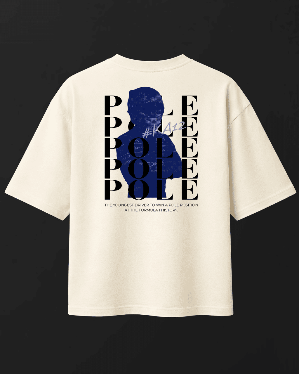Camiseta Oversized Kimi Antonelli - O mais jovem Pole Position