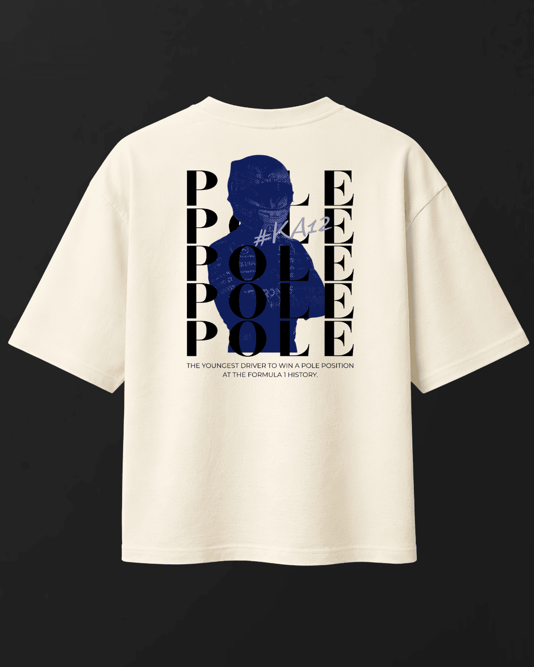 Camiseta Oversized Kimi Antonelli - O mais jovem Pole Position
