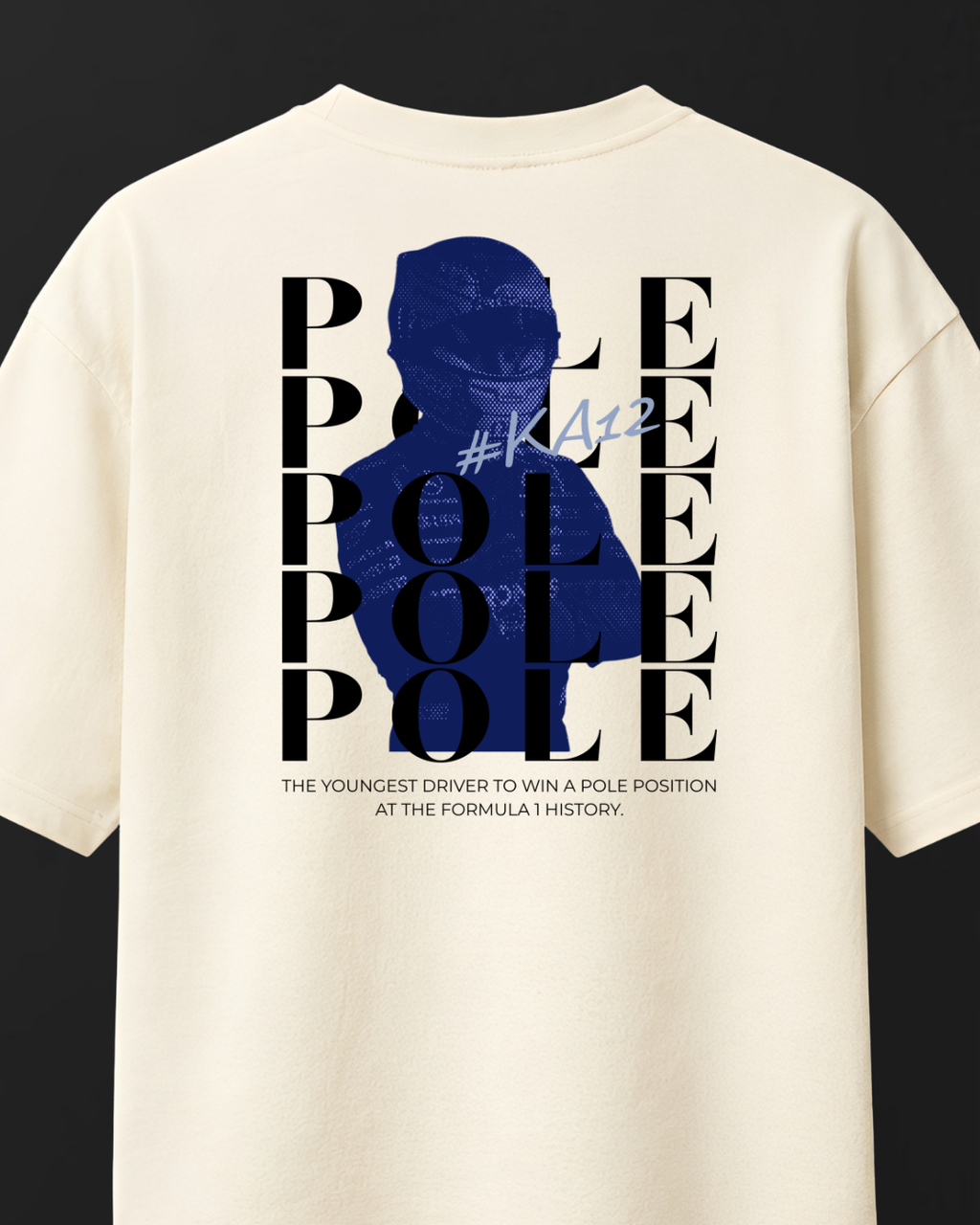 Camiseta Oversized Kimi Antonelli - O mais jovem Pole Position