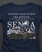 Blusa Baby Look Ayrton Senna - Vencer é mais que uma escolha