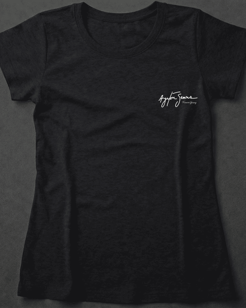 Blusa Baby Look Ayrton Senna - Deus me deu essa corrida