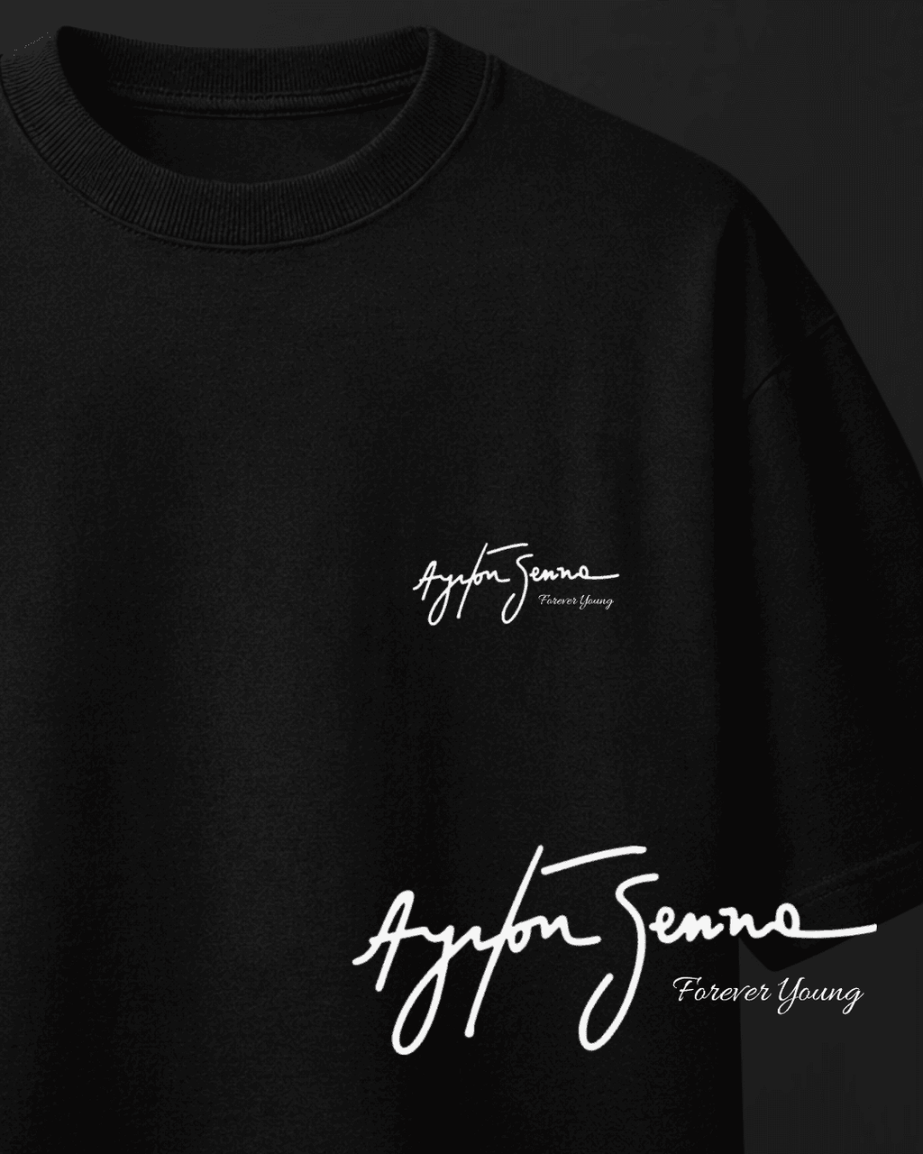 Camiseta Oversized Ayrton Senna - Vencer é mais que uma escolha