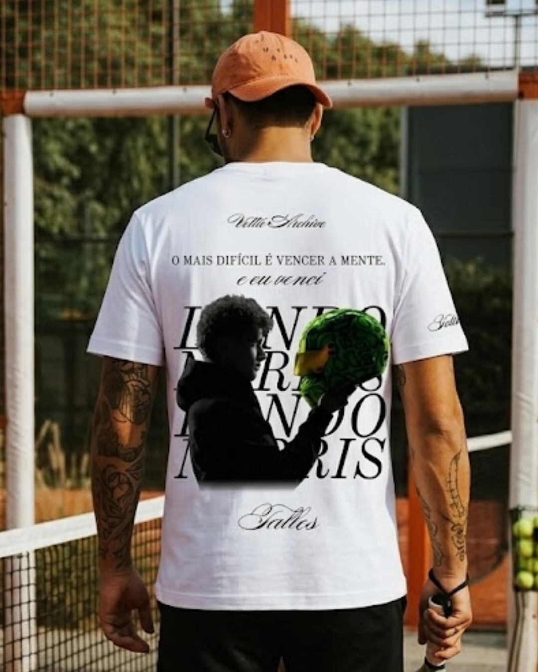 Camiseta Tradicional Lando Norris - Eu venci