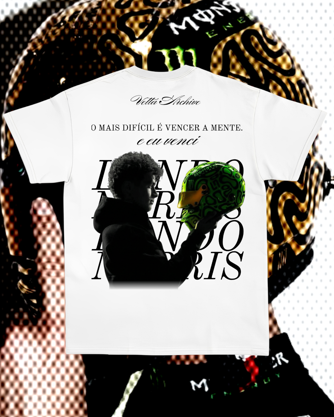 Camiseta Tradicional Lando Norris - Eu venci