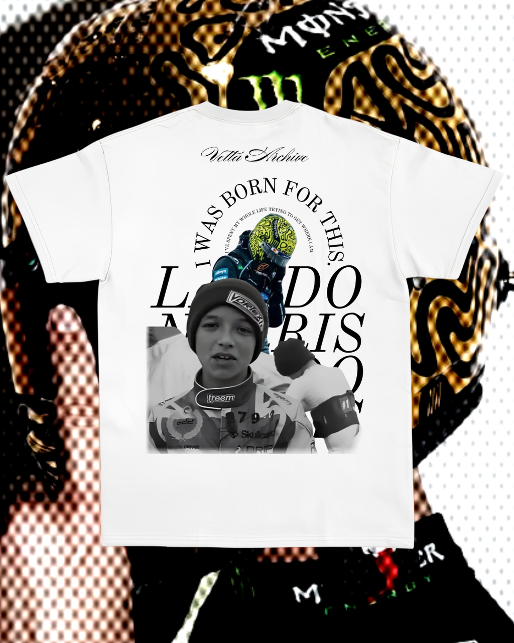Camiseta Tradicional Lando Norris - Eu nasci pra isso