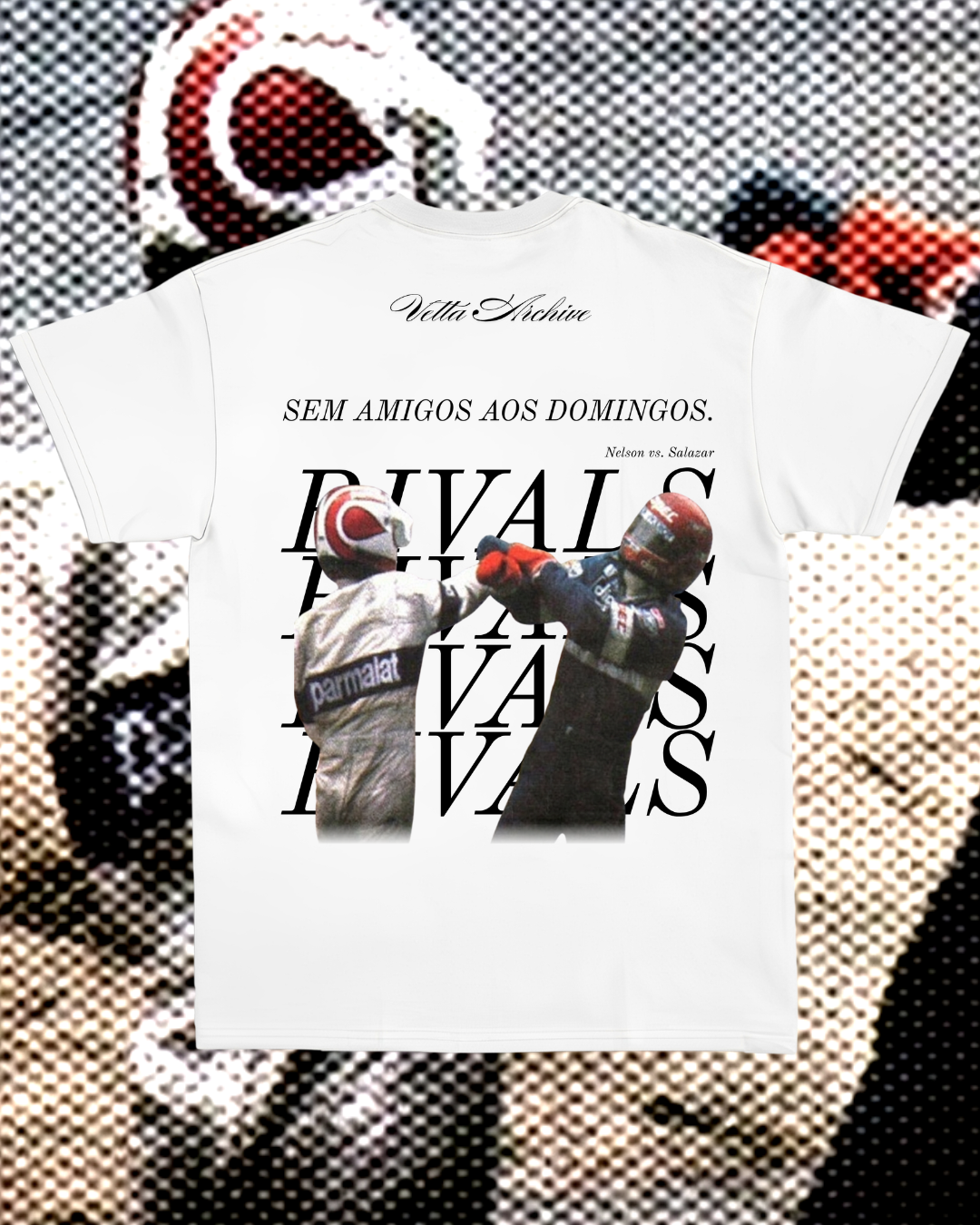 Camiseta Tradicional Piquet vs Salazar - Sem amigos ao domingos