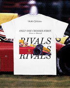 Camiseta Tradicional Mansell vs Piquet - Apenas um atravessa primeiro