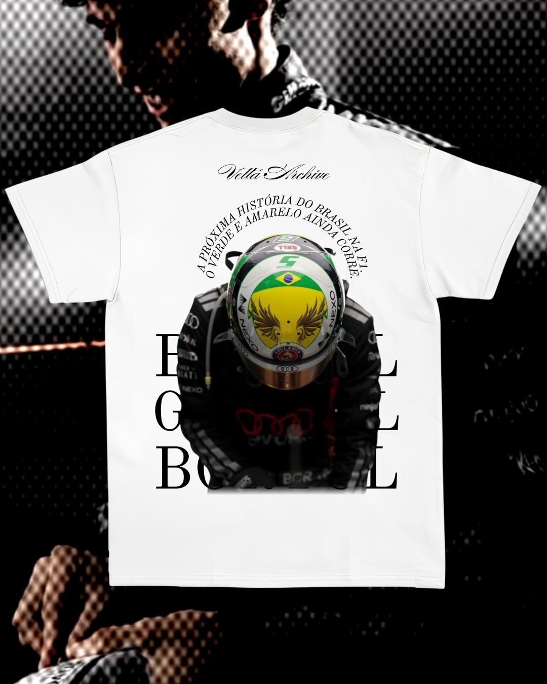 Camiseta Tradicional Bortoleto - O verde e amarelo ainda corre