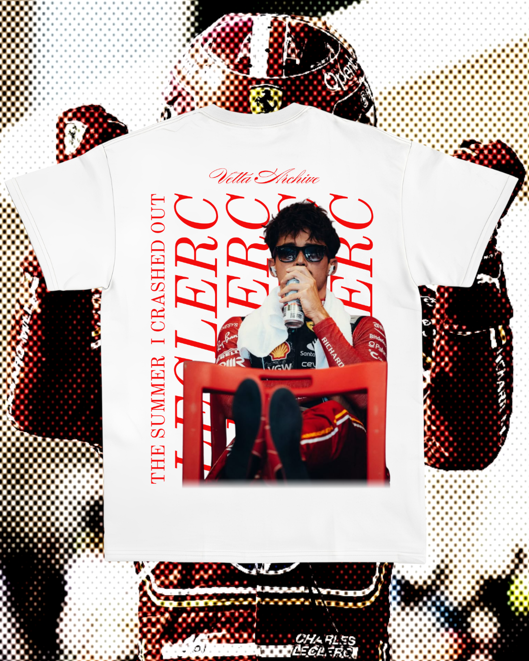 Camiseta Tradicional Charles Leclerc - The summer i crashed out