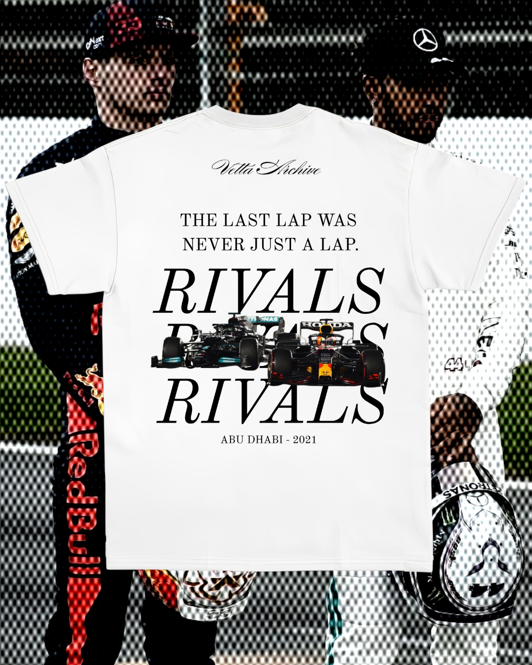 Camiseta Tradicional Verstappen vs Hamilton - Última volta