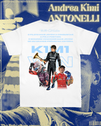 Camiseta Tradicional Kimi Antonelli - O Segundo mais jovem a vencer