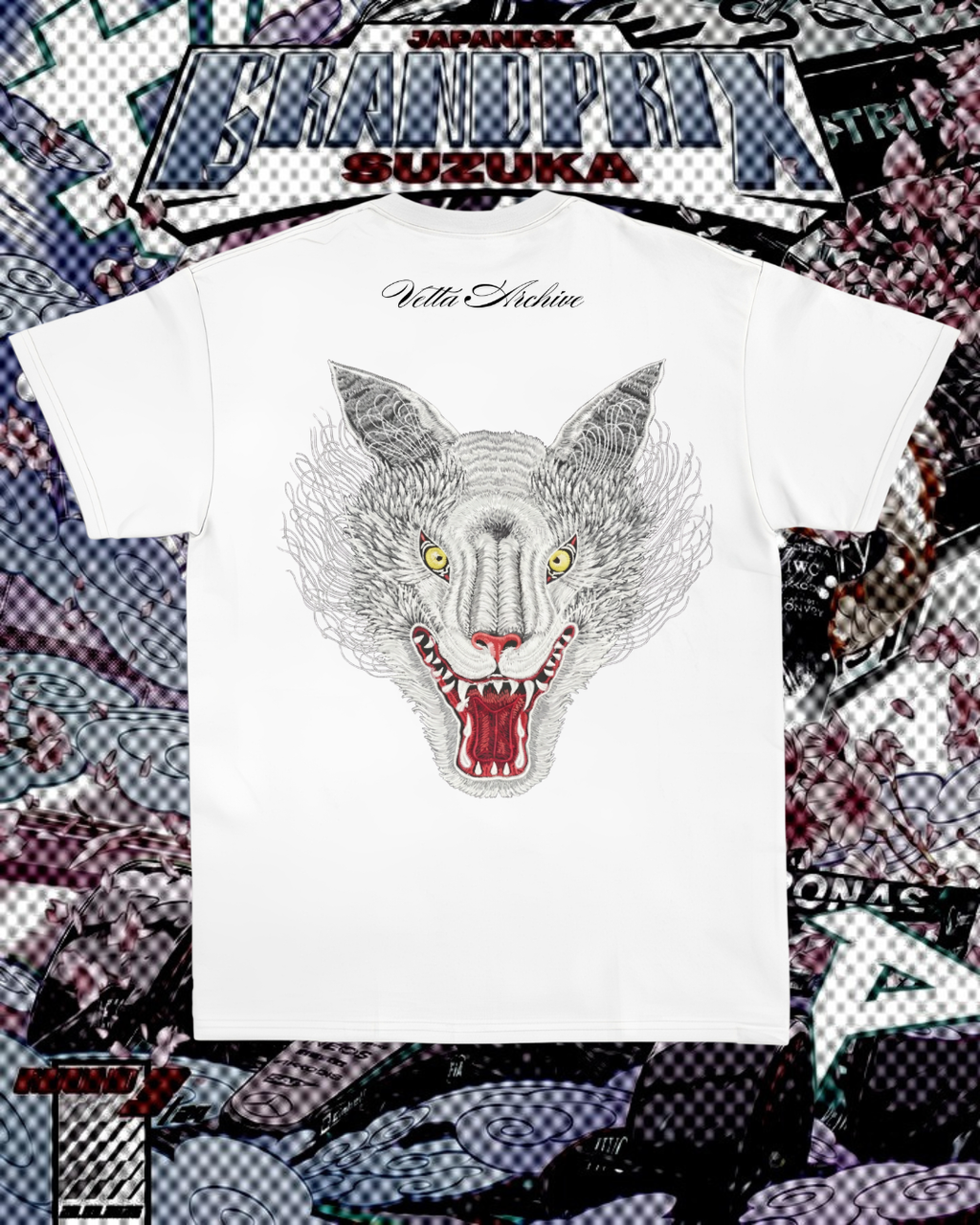 Camiseta Tradicional Mercedes - Lobo Japonês